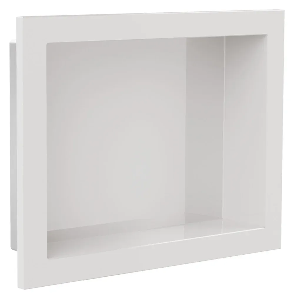 Nicho de Banheiro para Embutir Branco 30x40cm Arquitech